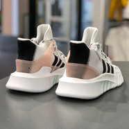 阿迪達斯（adidas）休閑鞋女鞋冬季新款三葉草運動(dòng)鞋EQT復古減震跑步鞋EE5043 EE5043黑白色粉色 36