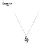 Eternelle法國(guó)永恒玫瑰花項(xiàng)鏈輕奢小眾純銀鎖骨鏈女高級(jí)感生日禮物