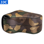 JJC 相機(jī)內(nèi)膽包 適用佳能單反200D二代R6II R8 90D 5D3索尼A7M3 A7R4 A92 FX30 A1尼康Z7II保護(hù)收納套 OC-MC3加大號(hào) 迷彩綠