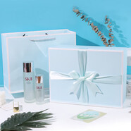 TaTanice 禮盒空盒 生日禮物盒禮品包裝盒伴手禮盒收納盒藍色蝴蝶結(jié)特大號