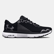 安德瑪（UNDERARMOUR）Under Armour男鞋 UA HOVR Infinite 4 新款緩沖緩震耐磨輕便透氣 黑白 001 42.5碼/US9