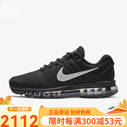 耐克（NIKE）Air Max 2017經(jīng)典復(fù)古全掌大氣墊減震舒適透氣百搭男士跑步休閑鞋 黑色白標(biāo)849559-001 45.5 US11.5