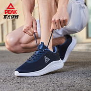 匹克（PEAK）男鞋跑步鞋男秋冬新款男款網(wǎng)鞋男士跑鞋網(wǎng)面透氣輕便運動(dòng)鞋子 DH120057黑寶石蘭 41