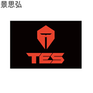T1戰旗JDG隊旗定制定做EDG Tes RNG戰隊旗幟天祿TYLOO大旗大白鯊C tes隊旗紅字 96x64cm