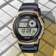 卡西歐（CASIO）Casio大表盤(pán)運動(dòng)夜光復古多功能防水AE-1000WD-1A 2A 3A 4A電子表 AE-1000W-1A3 【附加貼膜】