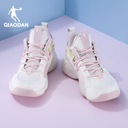 喬丹女鞋籃球鞋耐磨減震實(shí)戰運動(dòng)休閑鞋 象牙色/云粉色 36