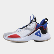 匹克籃球鞋男鞋夏季新減震耐磨防滑學(xué)生比賽訓練實(shí)戰經(jīng)典戰靴藍球鞋子 淺灰/亮光藍 41