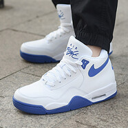 耐克（NIKE）官方艦店男鞋AIR FLIGHT 89氣墊運(yùn)動(dòng)鞋AJ4兄弟款籃球鞋休閑跑步鞋 BQ4212-103/AJ4兄弟款/白藍(lán) 41
