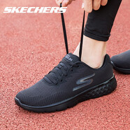 斯凱奇（SKECHERS）男鞋運(yùn)動(dòng)鞋網(wǎng)面透氣秋季男士輕便舒適跑步鞋減震休閑鞋 全黑色54354 40 /7.5/255mm