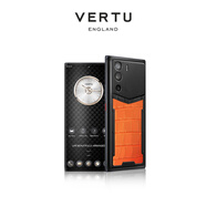 VERTU【搶半價購 下單省萬元】威圖緯圖奢品加密手機META雙曲屏AI智能體手機5G商務高端禮物補貼17pro 丹鳳橙鱷魚皮 12GB+512GB