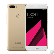 優(yōu)選 Sugar 糖果手機(jī) F11 驍龍八核納米注塑金屬機(jī)身指紋識別寶石鑲嵌 香檳金 5.5英寸 全新 4G+64G 移動4G