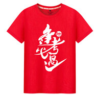 高考家長(zhǎng)送考衣服錦鯉T恤專用T恤款男女生中考爸爸服金榜題名 紅短(必過(guò)pass白) S/165