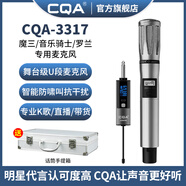 CQA【cqa無(wú)線話筒旗艦】CQA無(wú)線麥克風(fēng)話筒戶外唱歌K歌聲卡直播專業(yè)U段麥克風(fēng) A3317一拖一單話筒