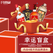 瀘州老窖（LUZHOULAOJIAO）瀘州 郎 洋河濃香型白酒口糧白酒隨機盲盒 隨機4瓶大酒 高端版