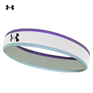 安德瑪（Under Armour）運(yùn)動(dòng)發(fā)帶男女 籃球裝備瑜伽健身吸汗頭帶止汗帶頭戴導(dǎo)汗帶 白紫色