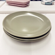 JM法利克洛深盤湯盤餐碟淺菜盤子ins啞光高光陶瓷餐 26cm 碟 綠色 啞光  單個(gè)