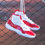 耐克（NIKE）Air Jordan 11 AJ11 白紅 櫻桃復古高幫球鞋 CT8012-116 CT8012-116 41
