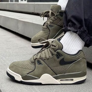 NIKE耐克男鞋秋冬季AIR FLIGHT 89 AJ4兄弟款耐磨緩震休閑運(yùn)動籃球鞋 FZ3045-300黑綠 40