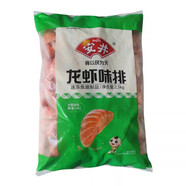 安井1kg家用蝦丸滑關(guān)東煮豆撈火鍋丸子商用食材 安井龍蝦味排2.5kg