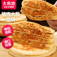 大希地 猪肉大葱馅饼1040g 10片装 手抓饼 葱油饼 早餐半成品 面点生鲜