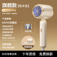 柏高德國出口電吹風(fēng)機(jī)速干家用大功率發(fā)廊藍(lán)光負(fù)離子護(hù)發(fā)靜音原裝正品 米色（德國高速純銅機(jī)芯）【正品質(zhì)保十年】 4800至尊+9億等離子護(hù)發(fā)【官方正品】