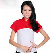 男士中老年睡覺保暖護(hù)肩膀護(hù)坎肩小馬甲女士產(chǎn)婦月子護(hù)肩衣冬 紅色 XL(120-140)斤