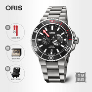 豪利時(shí)（ORIS）鈦合金潛水腕表橡膠表帶熊貓國風(fēng)聯(lián)名手表自動(dòng)上鏈夜光日歷43.5mm 專(zhuān)業(yè)潛水43.5mm黑盤(pán)鈦合金帶
