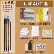蘇拉達(Surada)國畫顏料 中國畫顏料國畫顏料套裝初學學生兒童水墨畫山水工筆畫入門 18色6ml初學套裝sd157 速寫 馬克筆繪畫