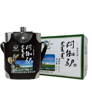 悶倒驢62度內(nèi)蒙古老字號(hào)高度糧食酒清香型白酒62度鋼壺1L*6瓶整箱裝送禮