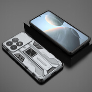 森麥康紅米K70手機殼套K70Pro保護套K70E小米redmik70e全包蘭博基尼5g氣囊防摔男士女新款 磁吸*隱形支架【槍灰色】 紅米 K70 Pro