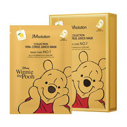 JMsolution肌司研JM面膜新款女神蝸牛原液水母燕窩魚子醬男女學(xué)生面膜貼片 迪士尼柑橘面膜-維尼熊 10片