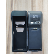 商米V2保護(hù)套sunmiV2S殼商米V2鋼化膜sunmiQ寶硅膠套PAD保護(hù)套 V2s/Q寶2代黑色保護(hù)套