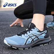 asics亞瑟士男鞋秋冬季新款網(wǎng)面透氣跑步鞋減震緩沖男子運動(dòng)鞋戶(hù)外跑鞋 藍色/黑色JOLT 43.5
