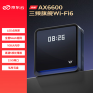 京東云無線寶AX6600雅典娜64G 邊緣計算家用路由器 WIFI6 高通5核 1G內(nèi)存 LED點陣屏 三頻Mesh