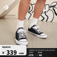 匡威（Converse）官方 All Star男女经典低帮帆布鞋黑色101001 101001/黑色 35