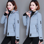 帝黛（DIDAI）品牌棉服女短款2024年冬裝新品女裝棉衣女士棉襖外套風(fēng)衣面包服 藍(lán)款 店長(zhǎng)推薦 XL 建議（115-130斤）