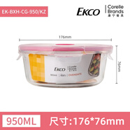 康寧餐具玻璃飯盒微波爐加熱專用飯盒上班族帶飯餐盒玻璃保鮮盒冰箱收納盒 【康寧白】泡面碗 單件裝 950ml