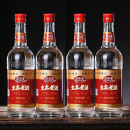 川不老 四川白酒 宜賓純糧食釀造酒52度2瓶4瓶濃香型大曲瓶裝白酒 52度 500mL 4瓶 宜賓老酒52度四瓶 陳年窖酒