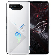 華碩ROG5S 5G騰訊游戲手機 敗家之眼 驍龍888+ 144Hz三星E4屏 雙操控肩鍵二手95新 幻影白 18GB+512GB 95新