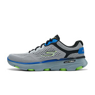 SKECHERS斯凱奇跑步鞋男子夏季網(wǎng)眼透氣跑鞋GoRun7軟底回彈休閑運(yùn)動(dòng)鞋 220644/GYBL 灰色/藍(lán)色 41