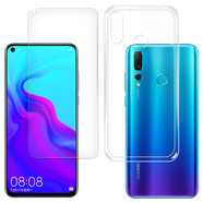 拓蒙（TUOMENG） 華為PIC-AL00/NOVA2/3透明殼手機全包防摔防滑防指紋后背蓋保護套 華為nova4/VCE-AL00/TL00  全包硅膠透明軟殼