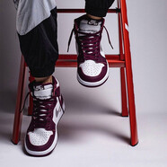 耐克（NIKE）女鞋 Air Jordan 1  AJ1復(fù)古潮流運(yùn)動籃球鞋575441-611 575441-611  酒紅 35.5