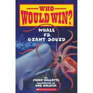 【89元任選5冊】Who Would Win 猜猜誰(shuí)會(huì )贏(yíng)動(dòng)物大比拼Scholasitc學(xué)樂(lè )英文原版繪本小學(xué)少兒英語(yǔ)科普讀物STEM教育 鯨魚(yú)vs巨型烏賊