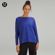 lululemon丨Back in Action 女士長袖 T 恤 透氣 LW3CE0S 深堇紫 XXS /2