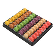 法式馬卡龍甜點(diǎn)商用裝48枚透明盒烘焙婚慶家庭DIY甜品臺節日慶典 馬卡龍甜點(diǎn)48枚商用裝(有夾心扁 480g