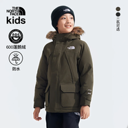 THE NORTH FACE北面童裝Mcmurdo男童鵝絨兒童羽絨服防水帶毛領(lǐng)保暖|8A2Z 21L/烏木綠 140 (M) （140/68）充絨量約158g