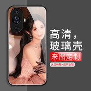 皚雪 華為nova11手機殼nova11Pro來(lái)圖定制DIY保護套情侶自定義照片訂做新款自制玻璃外殼 華為nova11【玻璃殼】來(lái)圖定制