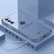 首基艾派 OPPOK9/pro手機(jī)殼oppo k9s新款直邊電鍍硅膠鏡頭全包防摔軟殼網(wǎng)紅男女潮保護(hù)套 OPPOK9pro【配掛繩+鋼化膜】電鍍-薰衣灰