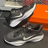 耐克（NIKE）籃球鞋男鞋2025夏季新款G.T. HUSTLE ACADEMY EP實(shí)戰(zhàn)緩震低幫運(yùn)動(dòng) FJ7808-003黑/白色 42.5