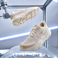 斯凱奇（SKECHERS）  星邁跑鞋男鞋新款透氣運(yùn)動(dòng)鞋輕便緩震 54450/NAT 42.5